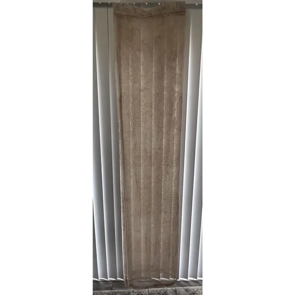 Vintage Charter Club Butterfly Floral Sheer Metallic Shower Curtain Fairy Core